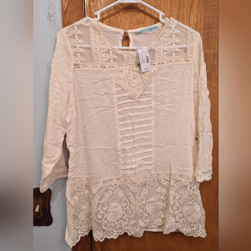 Maurices Cream Blouse